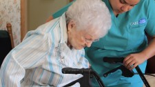 Care To Stay Home caregiver assisting a client