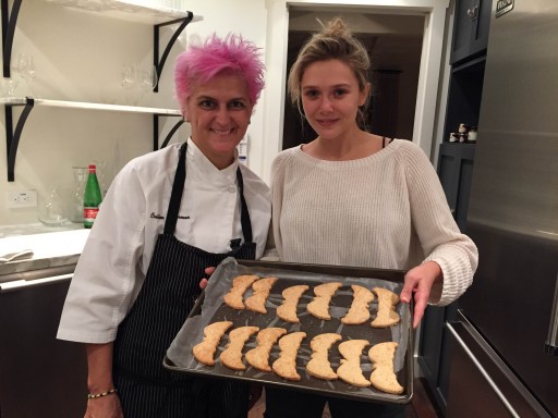 Elizabeth Olsen Enjoys a Private Cooking Class With Italian Michelin Star Chef