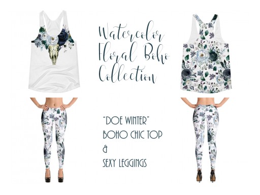 SunRaeBaby Grand Opening Featuring the Watercolor Floral Boho Collection