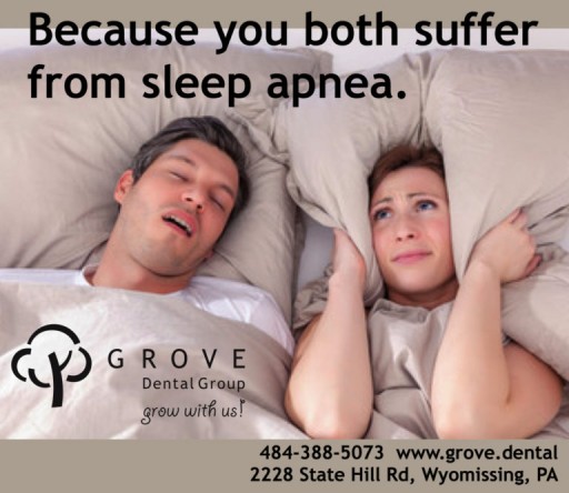 New Sleep Apnea Treatment Available at Grove Dental in Wyomissing, PA