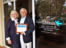 Visiting Angels Owners Irv Seldin and Colleen Haggerty Receive 2019 Best of Home Care Award