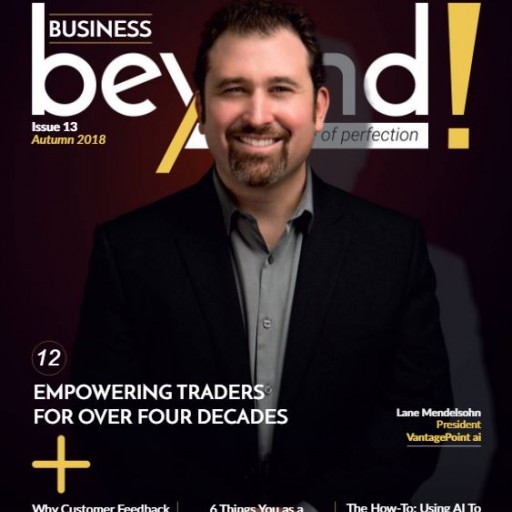 Vantagepoint Ai on the Cover of Beyond Business Top 10 Companies Beyond Business Transformation