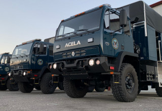 Veterans Administration High Water Flood Rescue Trucks