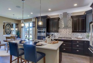 Kitchen in the Allen model at Trafford Place in Naperville 