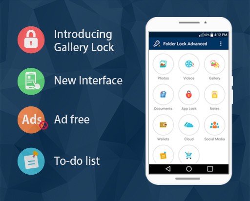 Folder Lock Advanced App for Android Goes AD FREE in the Newest Update