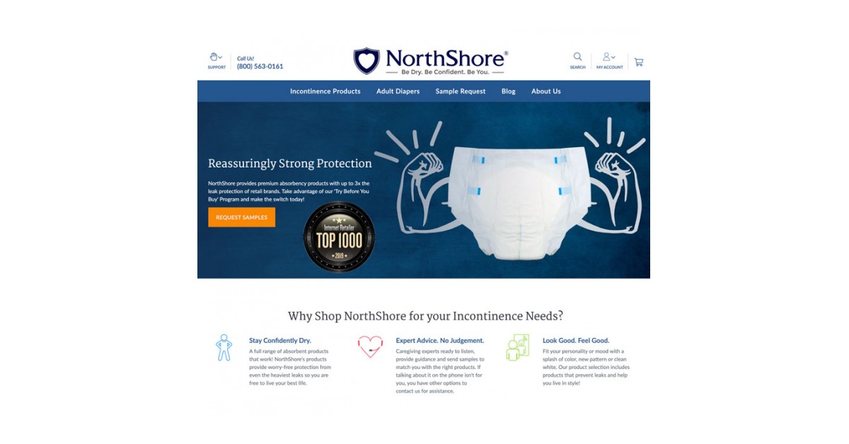 NorthShore Care Supply's New site Makes Incontinence Shopping Easier