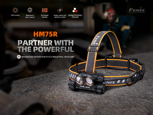 The Most Powerful All-Round Headlamp, Fenix HM75R is Now Available