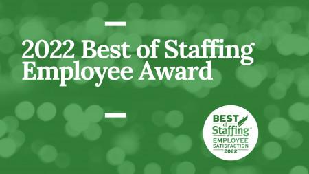 2022 Best of Staffing Employee Award | Sparks Group