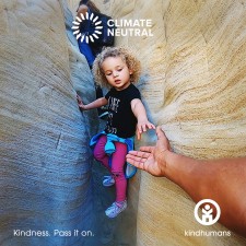 Kindhumans is proud to be certified by the independent third-party Climate Neutral!