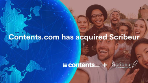 Contents.com Acquires Its Main French Competitor Scribeur and Lands in France