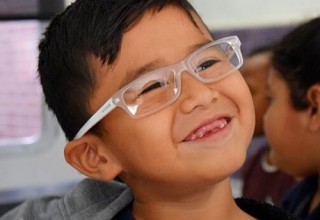 Essilor Vision Foundation young boy in glasses