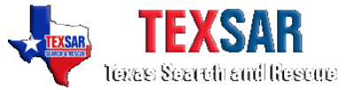 TEXSAR - Texas Search and Rescue