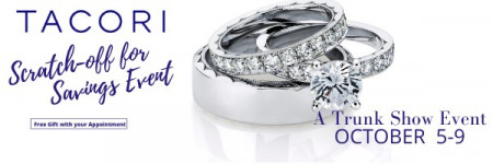 Tacori and Verragio Trunk Shows at Adlers Jewelers