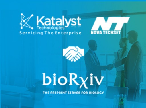 Nova Techset - Katalyst Announces bioRxiv Data Conversion Services Partnership
