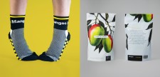 Mangos Socks and Packaging