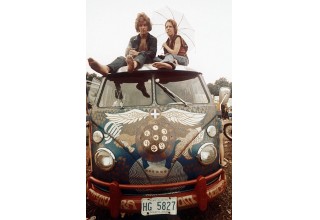 Light Bus at Woodstock August 1969
