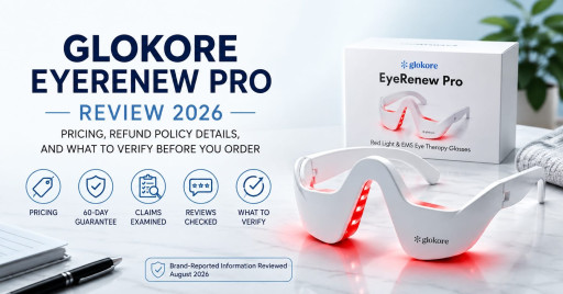 Glokore EyeRenew Pro Reviews 2026: Is This the 3-in-1 Eye-Care Upgrade Your Tired-Looking Eyes Have Been Missing?
