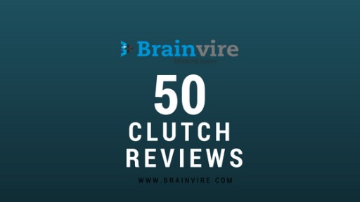 Brainvire Recognized as a Top Ecommerce Power Player by Clutch With 50+ Positive Client Reviews