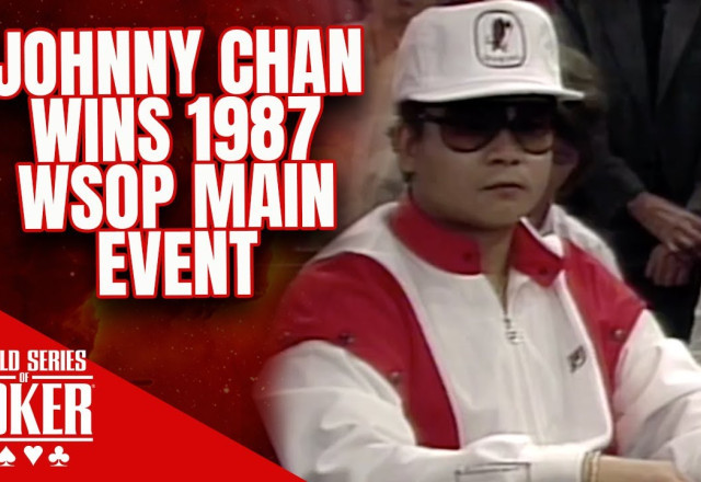 Johnny Chan wins back-to-back WSOP Main events.