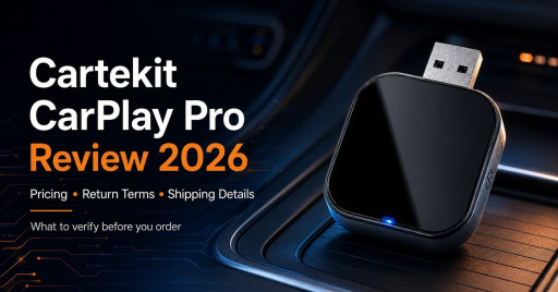 Cartekit CarPlay Pro Review 2026: Wired CarPlay Drivers Ready to Leave the Cable Behind Discover the Plug-In Wireless Adapter