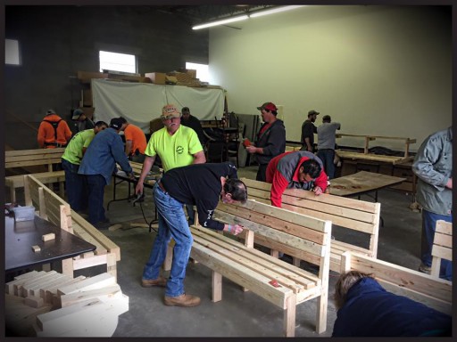 Union Carpenters Local 277 Volunteer to 'Buddy Up' With Elementary Kids