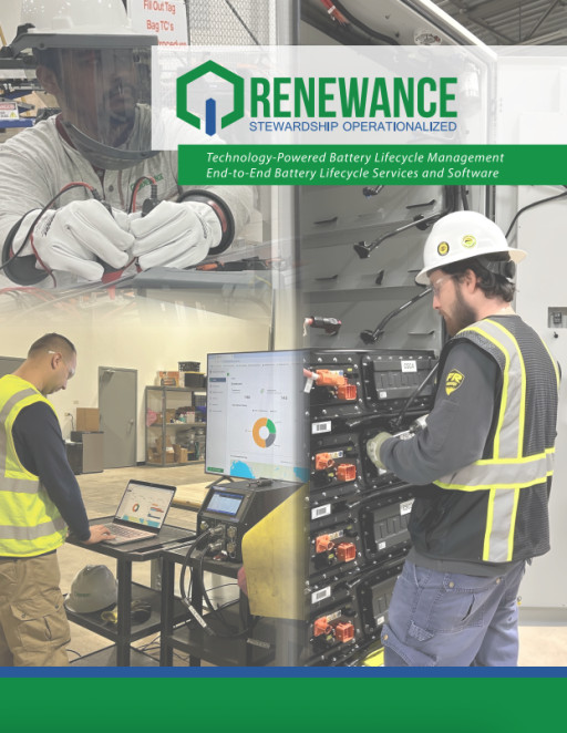 Renewance and GreenPowerMonitor, A DNV Company, Partner to Power Battery Energy Storage System Deployments Across North America