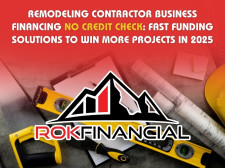 Remodeling Contractor Business Financing No Credit Check