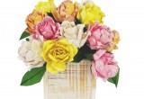 Limited Edition Rose Bouquet with Wooden Vase from Graceincrease