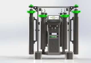 Rendering C02 SuperCritical Extraction 100 Liter