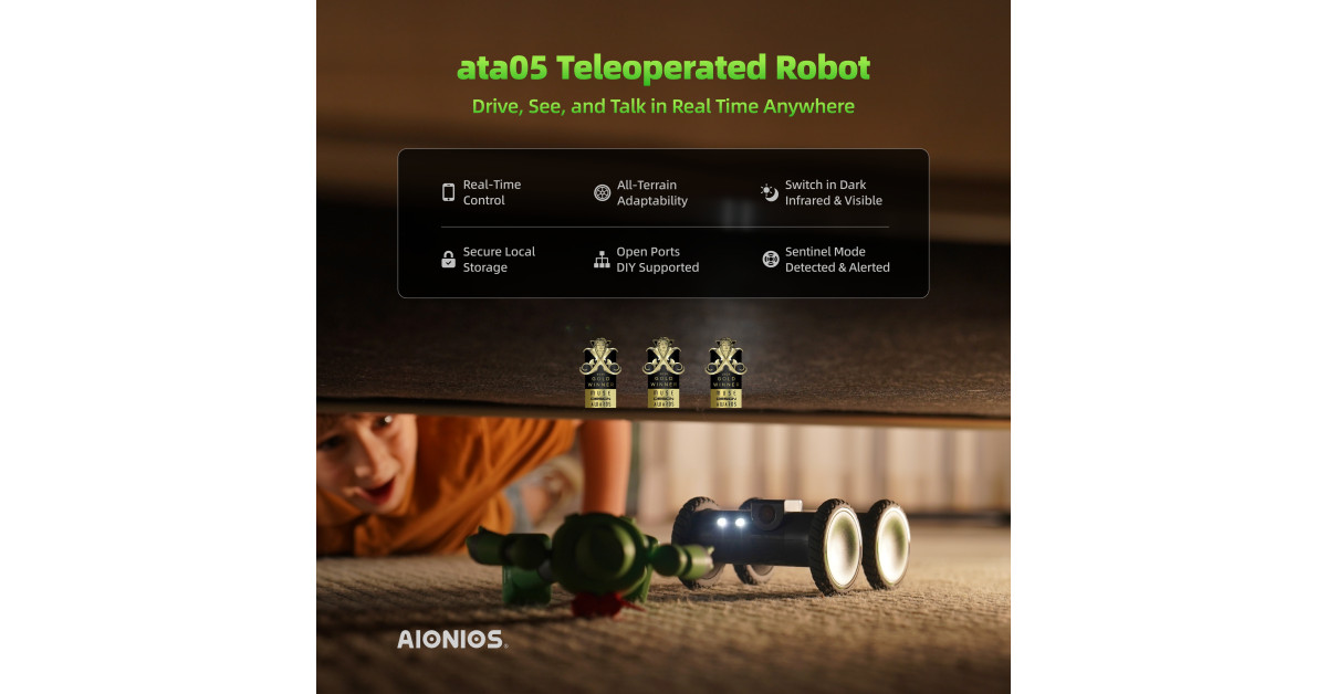 AIONIOS Unveils ata05: Humanized Teleoperated Robot for Drive, See, and ...