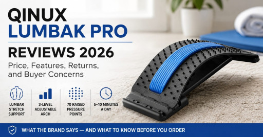 Qinux Lumbak Pro Reviews 2026: Is This the 5-Minute Back-Comfort Reset Desk-Weary Adults Have Been Searching for?
