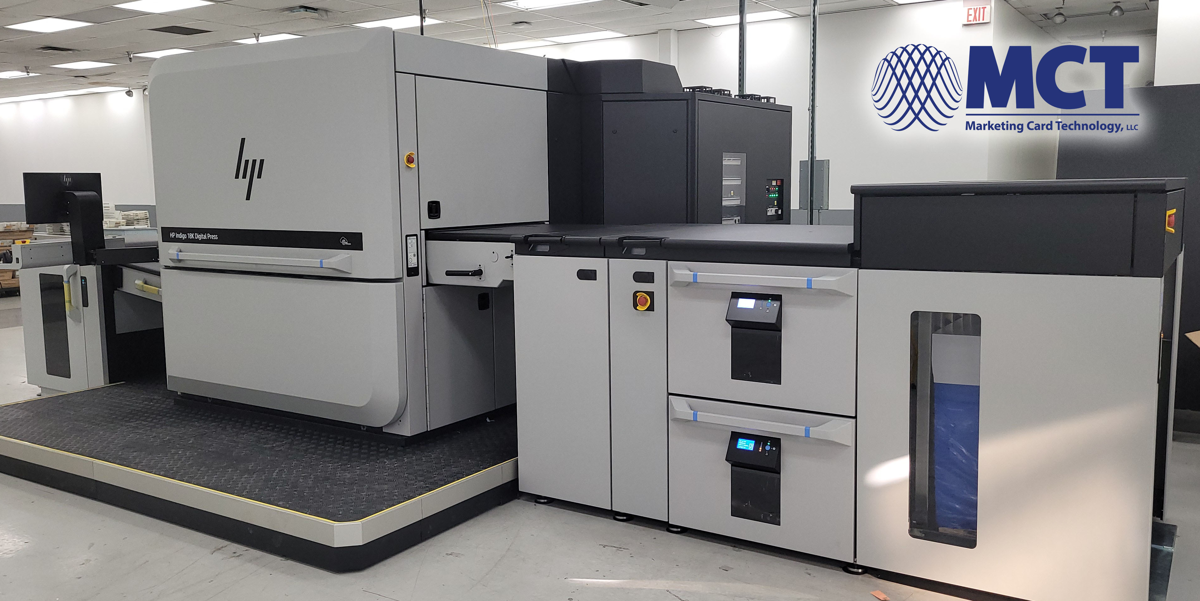 HP Indigo 18k installed at MCT in Downers Grove, IL