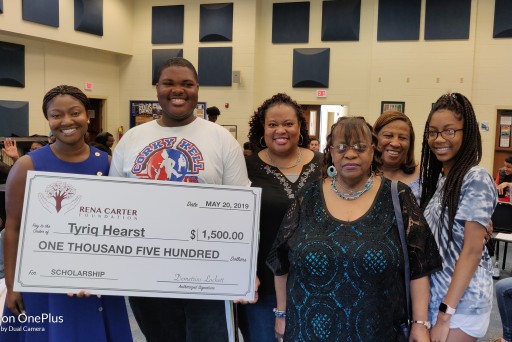 McEachern High School Student Tyriq Hearst Wins Rena Carter Foundation Scholarship