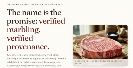 TrulyMarbled Launches the First Multi-Breed Marketplace Where Every Premium Cut Is Verified to the Individual Animal