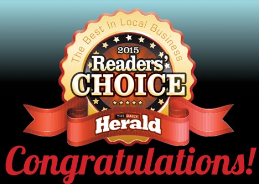 Carson Cars Honored as "The Best in Local Business" 2015 Daily Herald's Readers' Choice