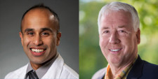 Dr. Rajiv Mallipudi, left, and Dr. Rod Walters