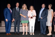 Tropical Foods team accepts their award for 2019 Strategic Diverse Vendor Partner of the Year
