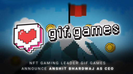 NFT Gaming Leader Gif.games Announces Anshit Bhardwaj as CEO