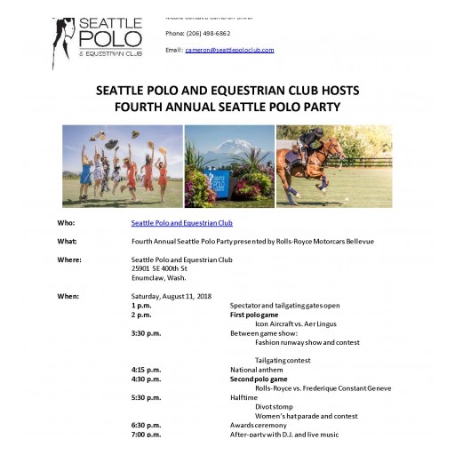 Seattle Polo Party - August 11th