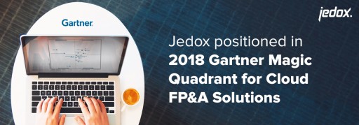 Jedox Placed in 2018 Gartner Magic Quadrant for Cloud Financial Planning and Analysis Solutions