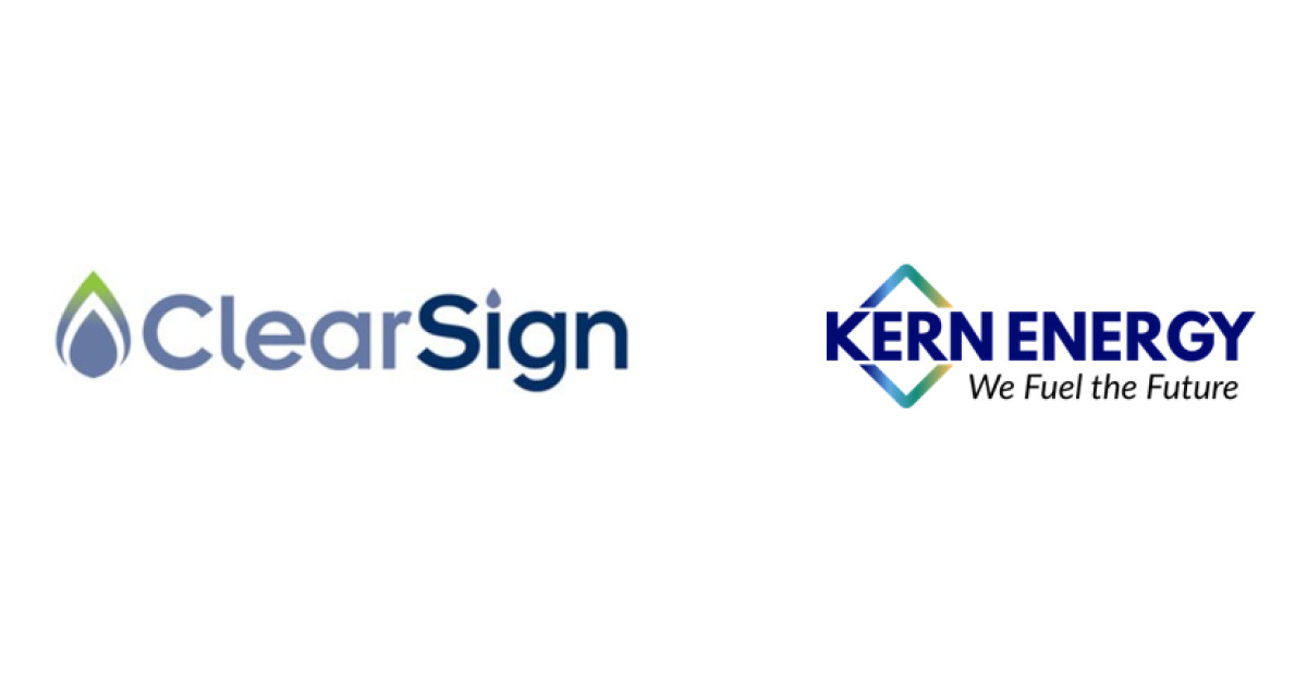 ClearSign and Kern Energy Selected for U.S. Department of Energy Industrial Technology Validation Program