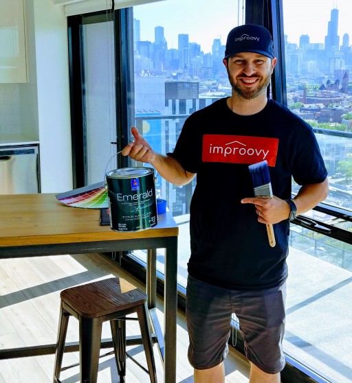 Chicago Startup Improovy On-Demand House Painting Service Launches New Location in Naperville, IL
