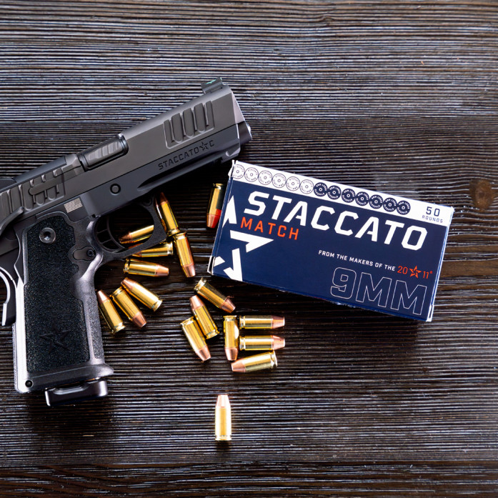 Staccato Match Ammo & Staccato C Pistol