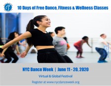 NYC Dance Week Festival 2020 Flyer