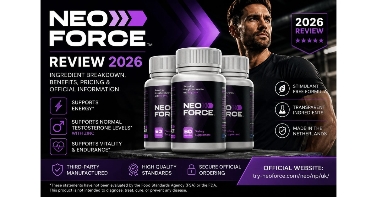 Neo Force Review 2026 Explores Men's Wellness Support, Ingredient