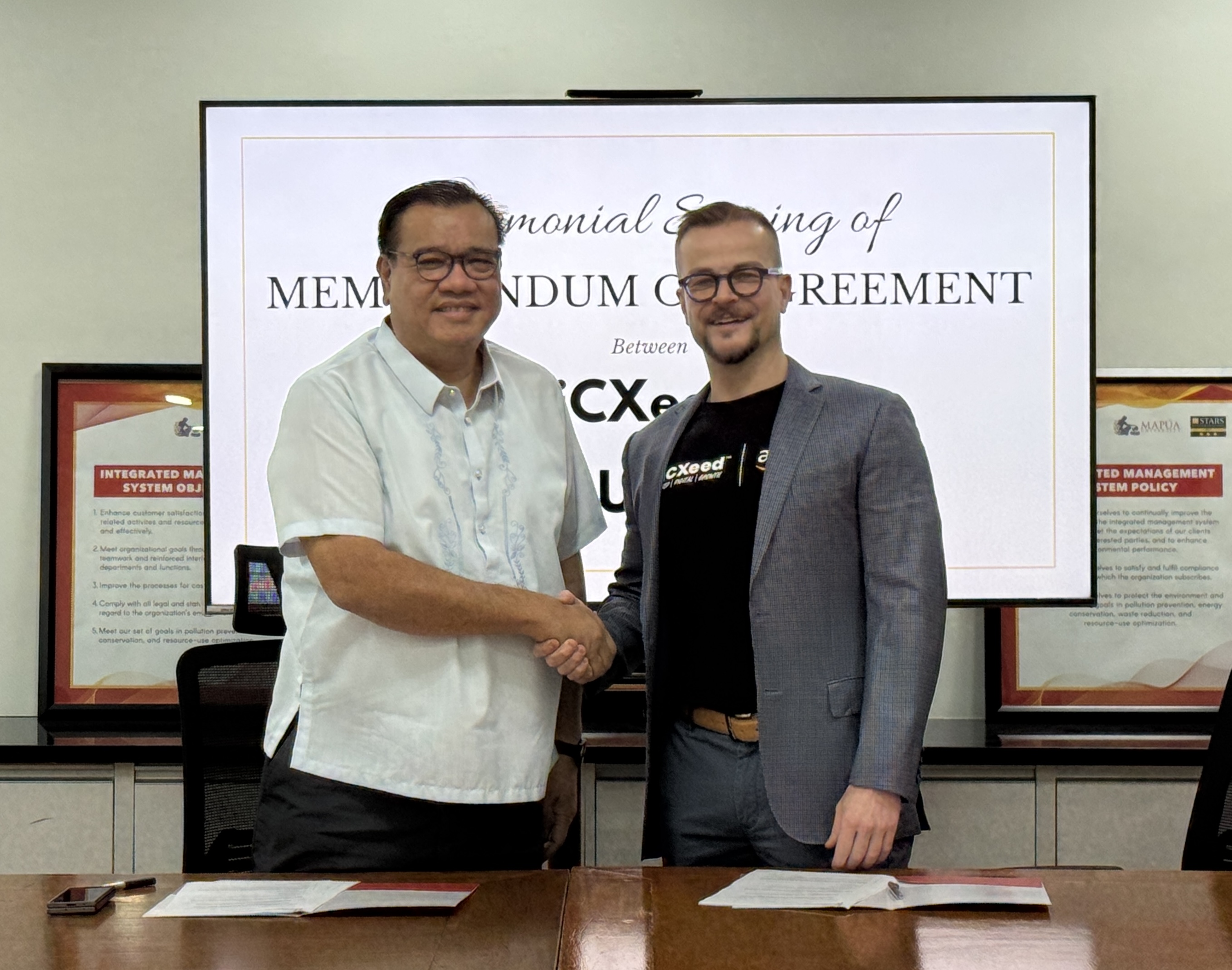 Mapua and iCXeed Partnership Agreement