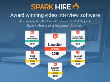 Spark Hire Awarded With Six G2 Crowd Spring 2019 Awards and Recognition as Industry Leader