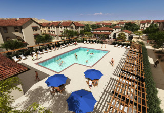Rendering of Fort Irwin Apartments