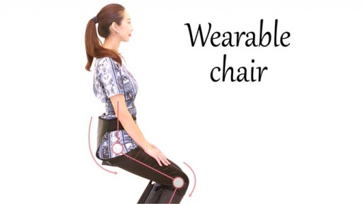 The Wearable Chair - the Affordable Chair That Allows Anyone to Sit Anywhere for Instant Leg, Joint, and Hip Relief.