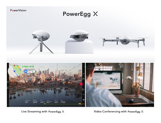 PowerVision Unveils New Livestream, Video Conferencing Capabilities for Poweregg X Drone